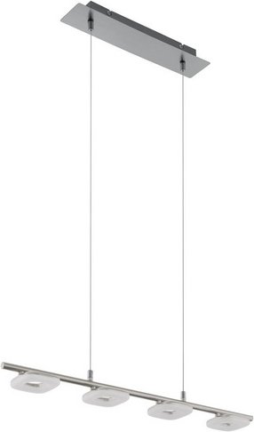 EGLO LED-Pendelleuchte »LITAGO«, inkl. Leuchtmittel in warmweiß - silberfarben