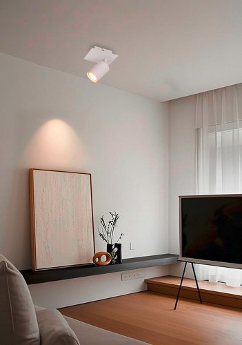 CASAYA Spotstrahler »Fjell«, 1 x 25 W, GU10, Metall, weiß - weiss