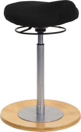 Thumbnail - Mayer Sitzmöbel Hocker »1101«, Breite: 41 cm, höhenverstellbar, Kunstleder, schwarz