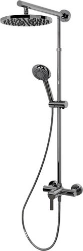 SCHULTE Duschsystem »DuschMaster Rain Classic«, chromfarben - silberfarben