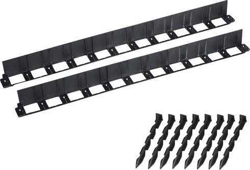 Mr. GARDENER Pflasterkante »Mr.GARDENER«, Länge: 200 cm, Kunststoff - grau