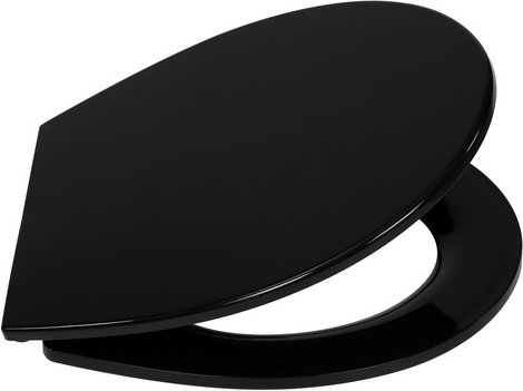 WELLWATER WC-Sitz »Loki«, mit Absenkautomatik, Thermoplast, schwarz
