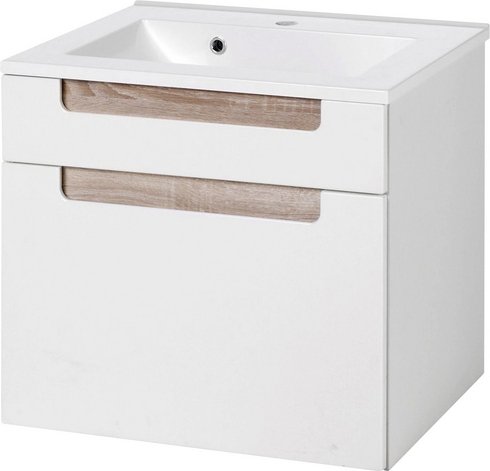 HELD MÖBEL Waschplatz »Siena«, B x T x H: 60 x 47 x 54 cm, weiß - weiss