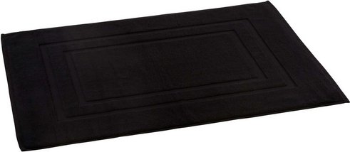 Thumbnail - KLEINE WOLKE Badteppich »Plaza«, LxBxH: 80x60x0,6 cm - schwarz
