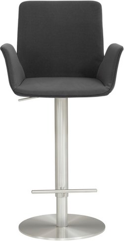 Thumbnail - Mayer Sitzmöbel Barhocker »1220«, Breite: 52 cm, höhenverstellbar, Mikrofaser, grau