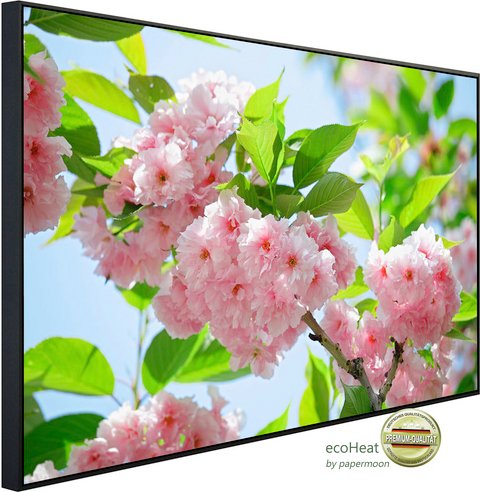 Thumbnail - papermoon Infrarotheizung »EcoHeat - Sakury Kirschblüte«, Matt-Effekt - bunt