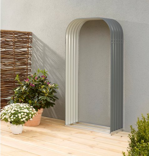 VITAVIA Holzlager »Lignum 401« - grau