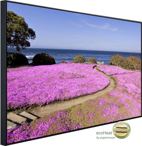 Thumbnail - papermoon Infrarotheizung »EcoHeat - Blumenweg«, Matt-Effekt - bunt
