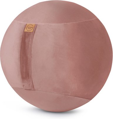 Sitting Ball Sitzball »Sitting Ball SAMT UNI«, rosa, Ø 65 cm