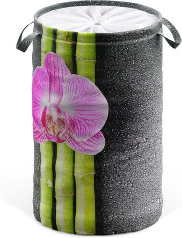 Thumbnail - Sanilo Wäschekorb, ∅xH: 37 x 55 cm, dunkelgrau