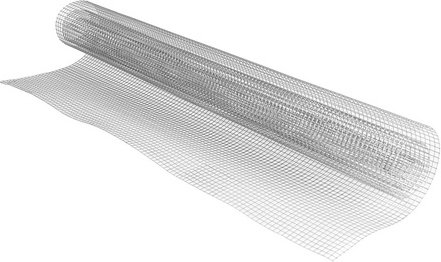PERGART Drahtgeflecht »Draneo«, galvanisierter Stahl, BxL: 100 x 100 cm - silberfarben