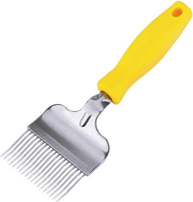 My Little Farm Entdecklungsgabel, Metall, gelb