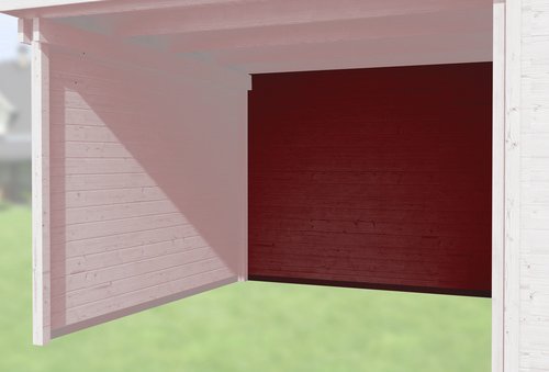 Thumbnail - WEKA Rückwand, Holz, schwedischrot