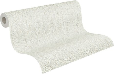 A.S. Création Vliestapete, BxL: 53 x 1005 cm, weiß/goldfarben - weiss | goldfarben