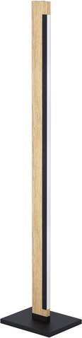 EGLO Stehleuchte »CAMACHO«, stahl, holz, 3000K - schwarz