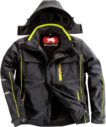 Thumbnail - BULLSTAR Thermo-Softshelljacke »ULTRA«, schwarz, Polyester/Elastan, Gr. M