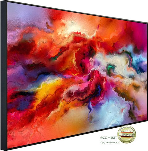 papermoon Infrarotheizung »EcoHeat - Abstraktes Ölgemälde«, Matt-Effekt - bunt