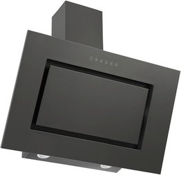 RESPEKTA Schräghaube, HxT: 122,1 x 37,2 cm, Metallfilter, Touch-Control - schwarz