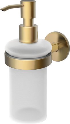 LENZ Seifenspender »JUNA«, Gold, Montageart: Kleben oder Bohren - goldfarben