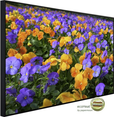 papermoon Infrarotheizung »EcoHeat - Farbenfrohe Blumen«, Matt-Effekt - bunt