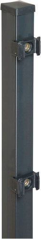 FLORAWORLD Zaunpfosten »Classic«, Stahl, BxLxT: 4 x 125 x 4 cm - grau