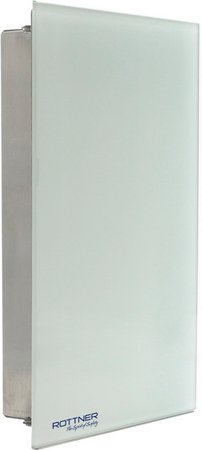Rottner Tresor Schlüsselschrank »Key Glass«, weiß, Stahl, (B x H:) 20 x 30 cm - weiss