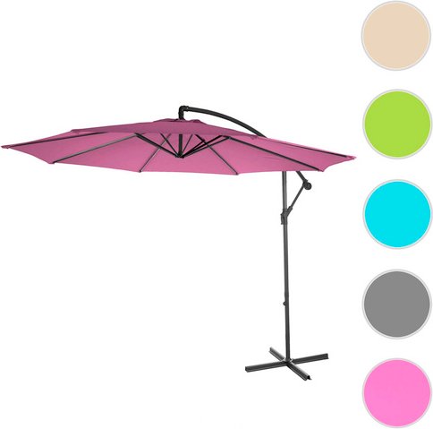 MVG Ampelschirm »MVG-HA006«, 360 x 295 cm, neigbar - lila