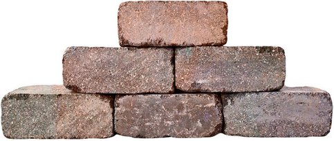 Mr. GARDENER Mauerstein, Beton, braun/bunt, LxBxH: 30 x 15 x 12,5 cm