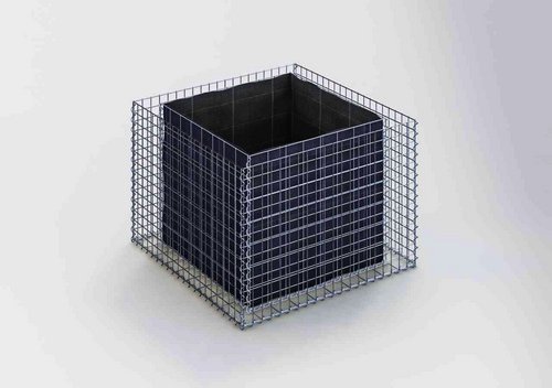 Thumbnail - Gabiona Hochbeet, galvanisch verzinkter Stahl - silberfarben