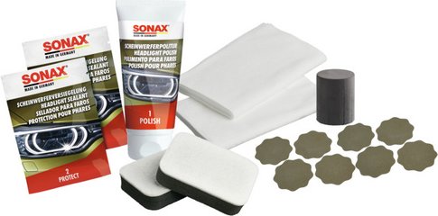 SONAX Aufbereitung, Scheinwerfer, LxBxH: 180x48x300 mm, für 2 Anwendungen - transparent