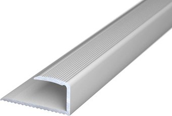 CARL PRINZ Einfassprofil, BxH: 24 x 12 mm, ungelocht - silberfarben