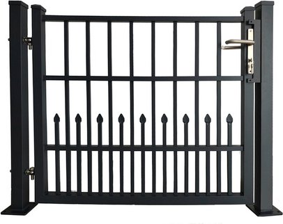 Einzeltor »Bremen«, Aluminium, BxH: 120 x 110 cm - schwarz