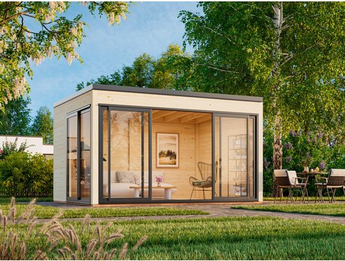 Thumbnail - PALMAKO Gartenhaus »Serena« - weiss