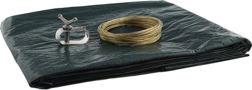 Mr. GARDENER Winterabdeckplane »Extra-Abdeckplane«, Breite: 460 cm, Polyethylen (PE) - gruen