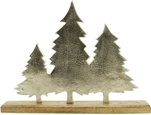 Flowerbox Dekobaum - silberfarben