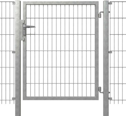hadra Gartentor, Durchgangs-BxH: 125 x 80 cm, 1-flügelig - silberfarben