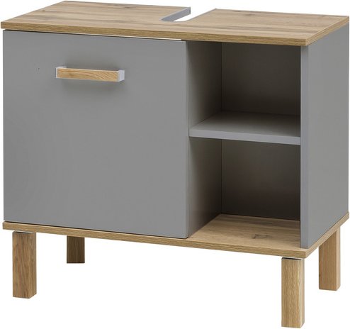 SCHILDMEYER Waschbeckenunterschrank »Padua«, BxHxT: 65,2 x 60,1 x 35 cm - grau