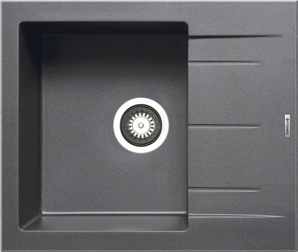 Pyramis Einbauspüle »Alazia«, Granit, BxHxL: 59 x 50 cm - grau