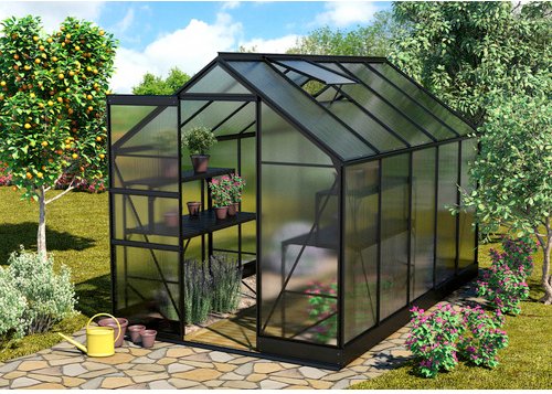 VITAVIA Gewächshaus »Apollo Plus 6200«, BxHxL: 195 x 209,5 x 131 cm - gruen