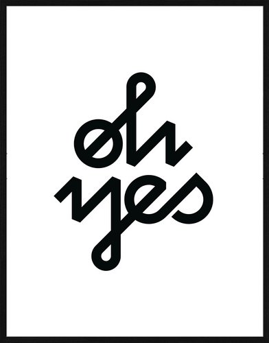 ANY IMAGE Digitaldruck »Oh Ja«, Rahmen: Buchenholz, Schwarz