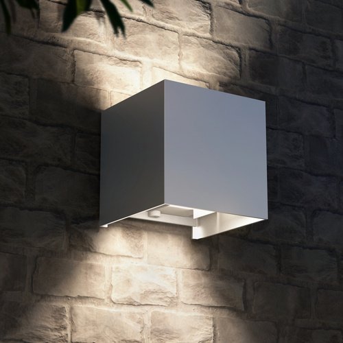 hama LED-Wandleuchte, 6 W, Metall - weiss | rot | blau