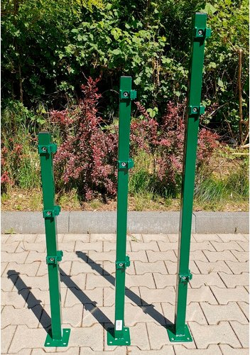 PEDDY SHIELD Eckpfosten, Stahl, grün, SxH: 4 x 110 cm - gruen