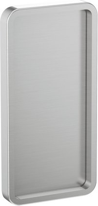 NOVADOORS Griffmuschelpaar, edelstahlfarben matt, Aluminium