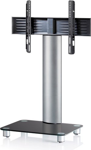 Thumbnail - VCM Standfuß »Tosal«, BxH: 60 x 100 cm, Aluminium/Einscheiben-Sicherheitsglas - silberfarben