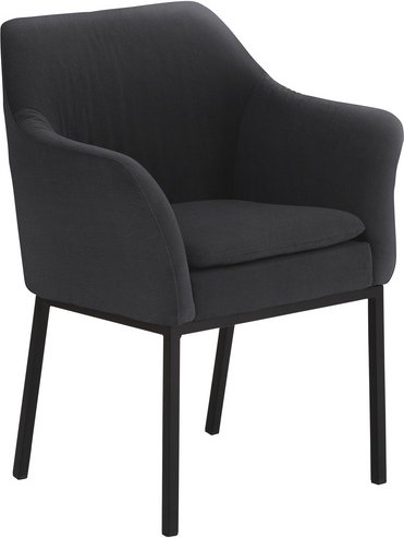 Mayer Sitzmöbel Sessel »2524«, BxHxL: 67 x 85,5 x 56,5 cm, Stahl/Stoff - grau