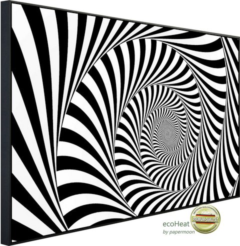 papermoon Infrarotheizung »EcoHeat - Abstrakte Spirale«, Matt-Effekt - bunt