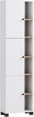 SCHILDMEYER Hochschrank »Balto«, BxH: 45 x 167,6 cm, kreidweiß - weiss