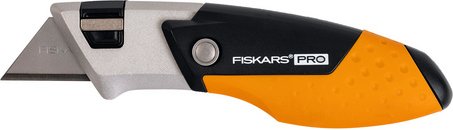 FISKARS Messer, Kompaktes Klappmesser - schwarz | orange