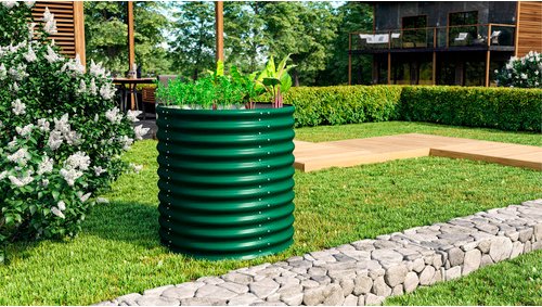 Thumbnail - VITAVIA Hochbeet »Terra 858«, BxHxL: 82,1 x 85,8 x 82,1 cm, Zincalume® - gruen