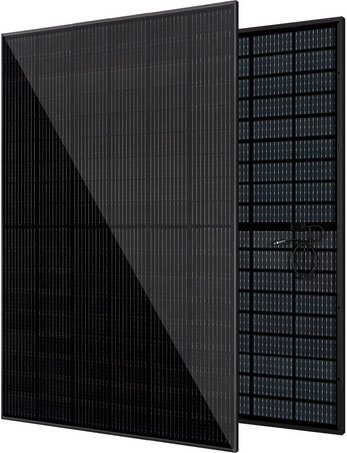 VALE Solarmodul_Einsteigerset, 2er-Set, Full Black, Bifazial, je 450 Wp - schwarz